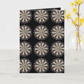 Carte Dartboards_On_Black,_Birthday_Greeting_Card. (Fleur jaune)