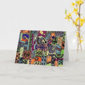 Carte d'artisanat Piecie-Piecie - Vide (Fleur jaune)