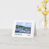 Carte Dartmouth, Devon (Fleur jaune)