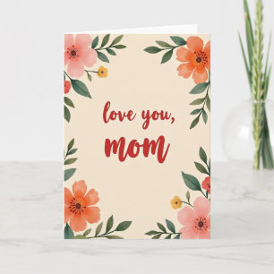 Carte d'artour 'Je t'aime maman'