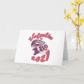 Carte Darts est ma Saint Valentin 2021 (Fleur jaune)