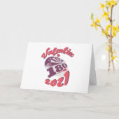 Carte Darts est mon Saint-Valentin 2021 (Fleur jaune)