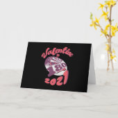 Carte Darts est mon Valentin 2021 (Fleur jaune)