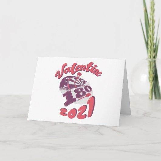 Carte Darts est mon Valentin 2021 (Devant)