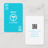 Carte d'as de peintre (Devant / Derrière)