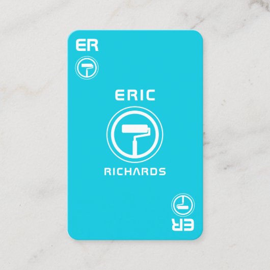 Carte d'as de peintre (Devant)