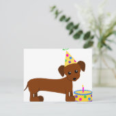 Carte DaschundBDay (Debout devant)