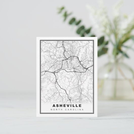 Carte d'Asheville (Debout devant)
