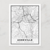 Carte d'Asheville (Devant)