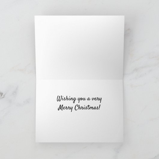 Carte Dashing Through the Snow (Intérieur)