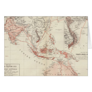 Carte d'Asie du Sud-Est et de nord Australie