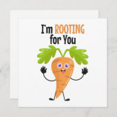 Carte d'assistance Carrot Pun (Devant / Derrière)