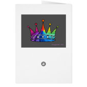 Carte d'assistance Gay Funny Comny Day Out Nationa (Dos)