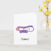 Carte d'assistance Infertilité/IVF (Fleur jaune)