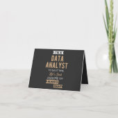 Carte Data Analyst (Devant)