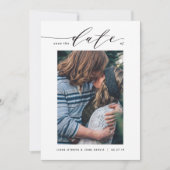 Carte Date élégante (Devant)