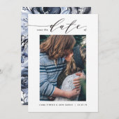 Carte Date élégante (Devant / Derrière)