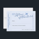 Carte Date Nuit Voyage Destination Fête des mariées Cons<br><div class="desc">Cartes de conseil pour une Fête des mariées thématique de mariage ou de voyage de destination Imprimées sur des mini cartes de billet d'avion "carte d'embarquement" afin que les clients puissent écrire dans des conseils de voyage et des idées de voyage de vacances ou des idées de jour de nuit...</div>