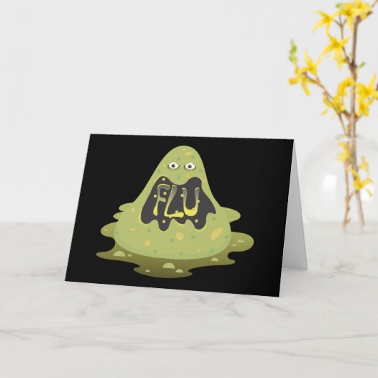 Carte d'attaque de grippe (Fleur jaune)