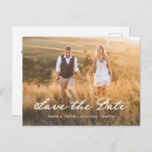 Carte d'attente romantique | Photo et code QR pour (Devant / Derrière)