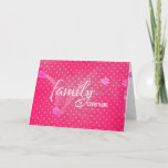 Carte daughter-in-law birthday<br><div class="desc">Birthday for daughter-in-law on bright pink and white polka dot background</div>