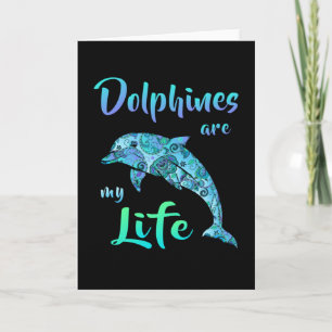 Carte Dauphin Dauphins Océan Mer Poisson Animal Cadeau D