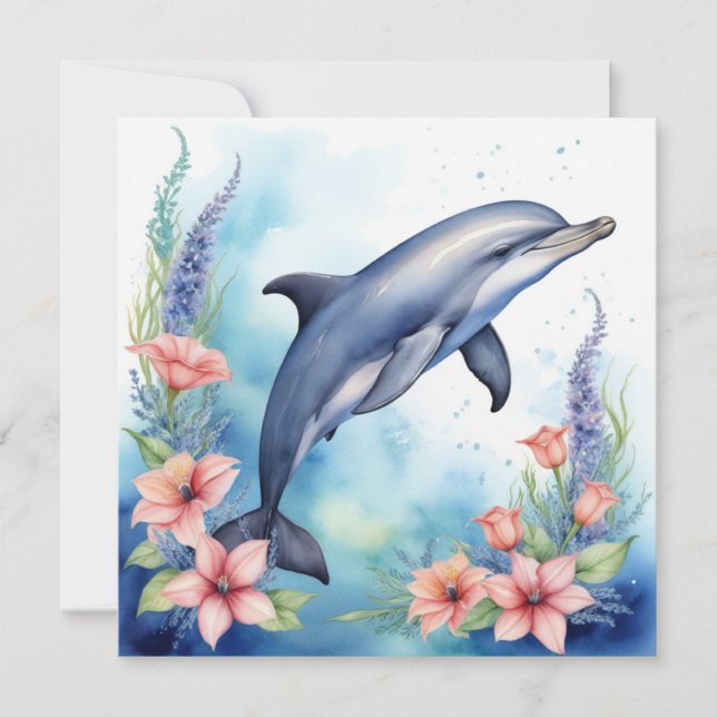 Carte Dauphin de mer (Devant)