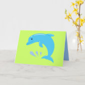 Carte Dauphin mignon (Fleur jaune)