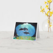 Carte Dauphins (Fleur jaune)