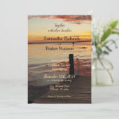 Carte Dauphins au coucher du soleil (Debout devant)