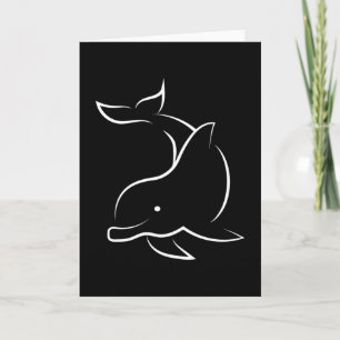 Carte Dauphins Dauphin Mer Animal Océan Eau Cadeau Drôle