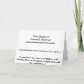 Carte Dauphins de Nori (Dos)