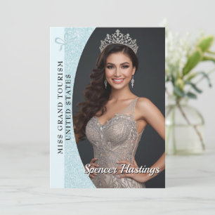 Carte d'autographe de concours - Carte d'apparitio