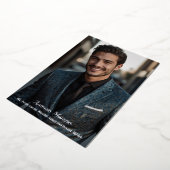 Carte d'autographe de concours de beauté en feuill (Rotation)