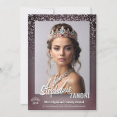 Carte d'autographe de concours de beauté Midnight (Devant)