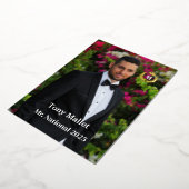 Carte d'autographe de concours masculin (Rotation)