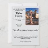 Carte d'autographe de grand spectacle | Bordure de (Dos)