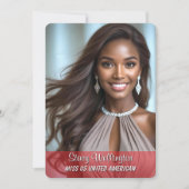 Carte d'autographe de Miss Concours Rencontre & Éc (Devant)