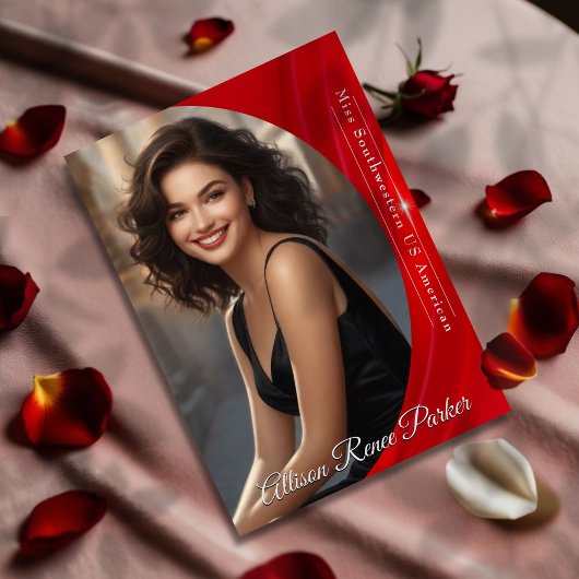 Carte d'autographe Ruby Shine pour les concours de