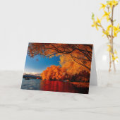 Carte d'automne (Fleur jaune)