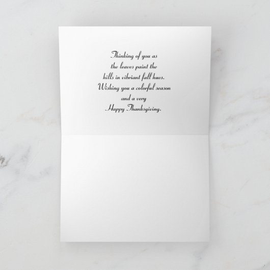 Carte d'automne Windows (Intérieur)