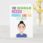 Carte d'avatar personnalisée (Fleur jaune)