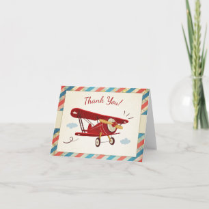 Carte d'aventure de carte de remerciements de baby