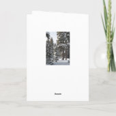 Carte d'aventure de vacances d'hiver (Dos)