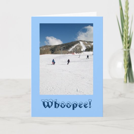 Carte d'aventure de vacances d'hiver (Devant)