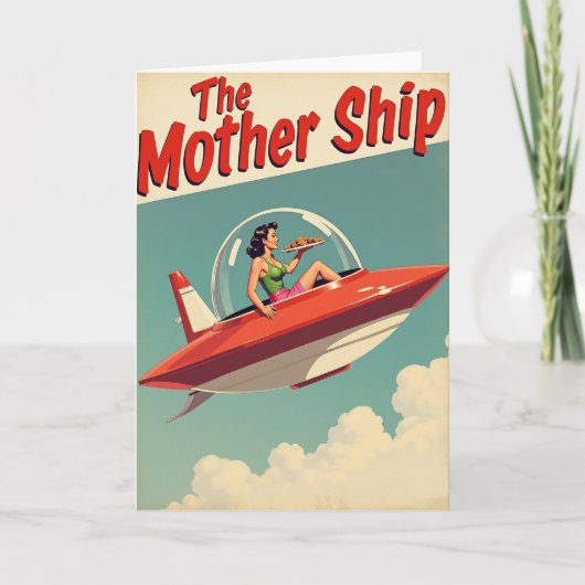 Carte d'aventure Rétro Mère Bateau (Devant)