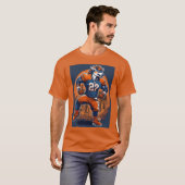 Carte d'aventure vintage T-shirt homme (Devant entier)