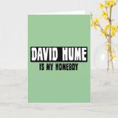 Carte David Hume est mon garçon (Fleur jaune)