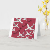 carte d'avion (Fleur jaune)