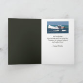 Carte d'avion de petite taille Bush pour marié d'a (Intérieur)